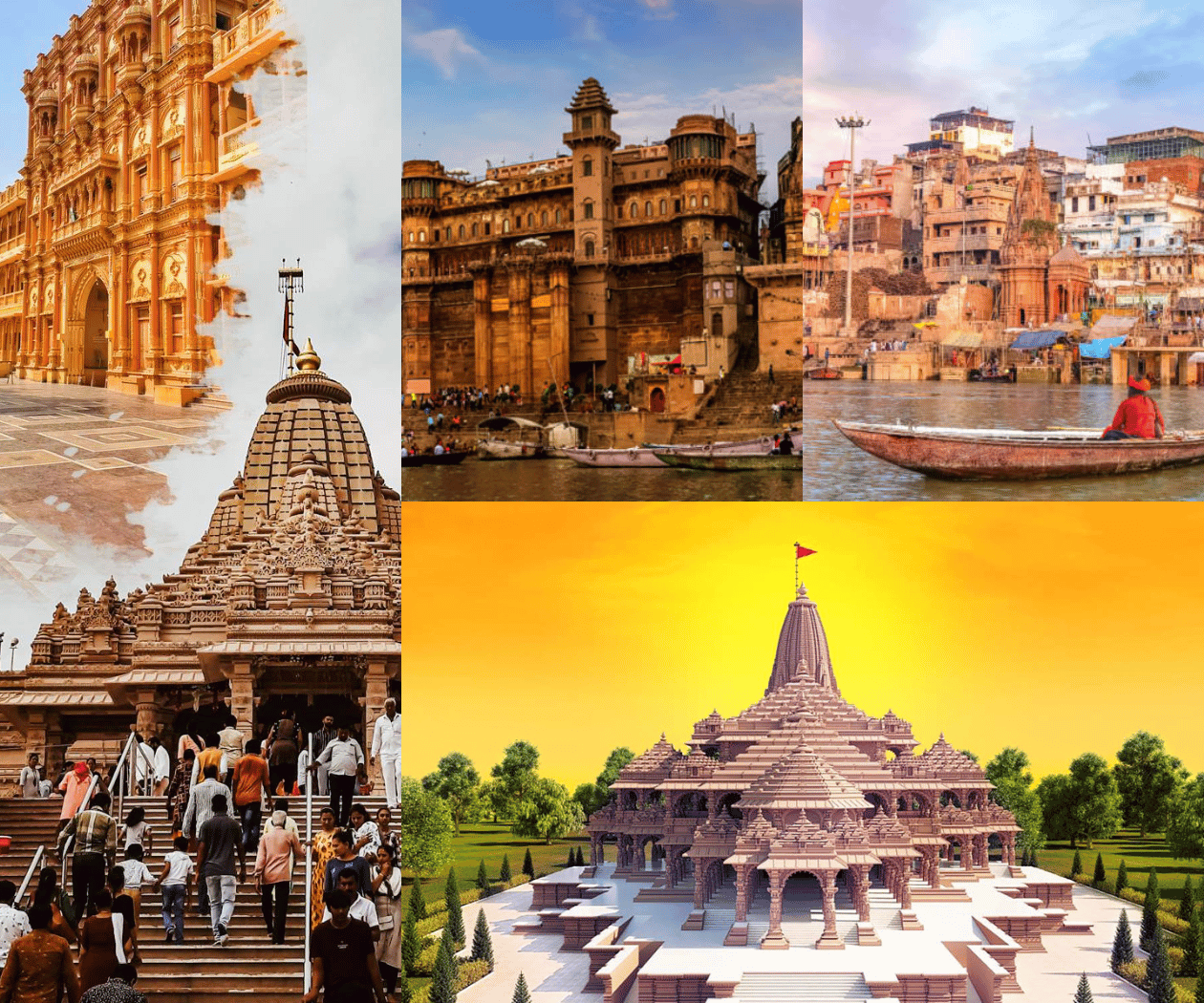 Uttar Pradesh Golden Triangle Tour ( Ayodhya, Prayagraj and Varanasi)